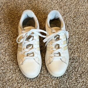 Adidas white Sneakers with Stripes